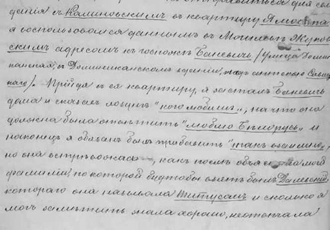 Показания по делу повстанцев 1863 года: пароль «Кого любишь?» — «Люблю Беларусь».