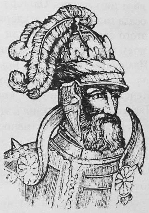 Великий князь Ольгерд (рисунок из книги Тараса).
