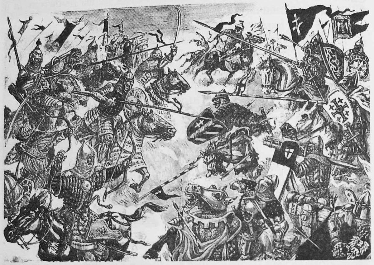 Битва на Ворскле 1399 года (из книги Тараса).