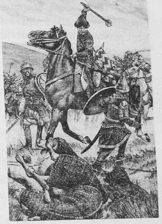 Эпизод битвы под Клецком, 1506 (из книги Тараса).