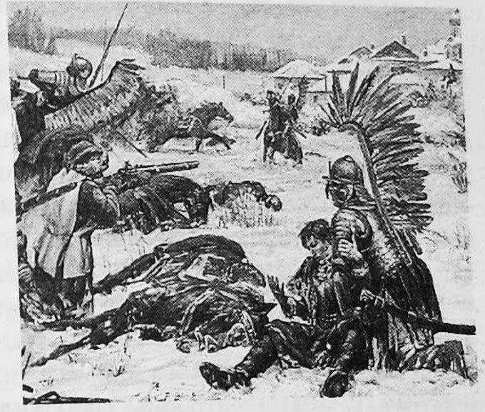 Эпизод сражения на Уле, 1564 (из книги Тараса).
