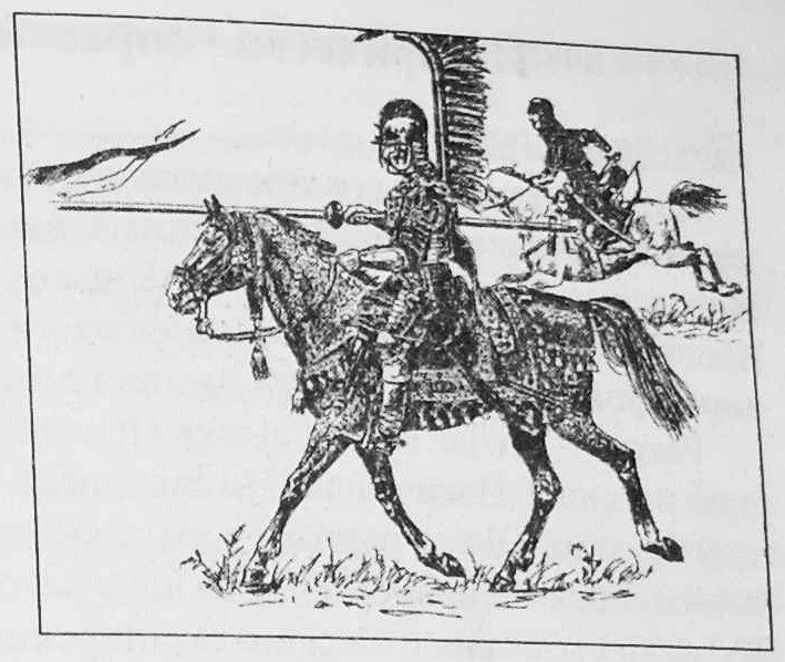 «Крылатый» гусар из войска Ходкевича (из книги Тараса).